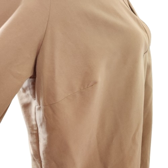 J Jill Sand-Washed Tunic Top Oversized Shirt Size M Long Sleeve V Neck Collar - Picture 3 of 8